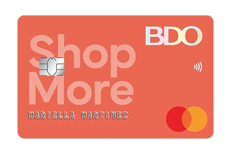 bdo shopmore credit card|bdo supplementary card application.